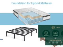 best bed frame for hybrid mattress